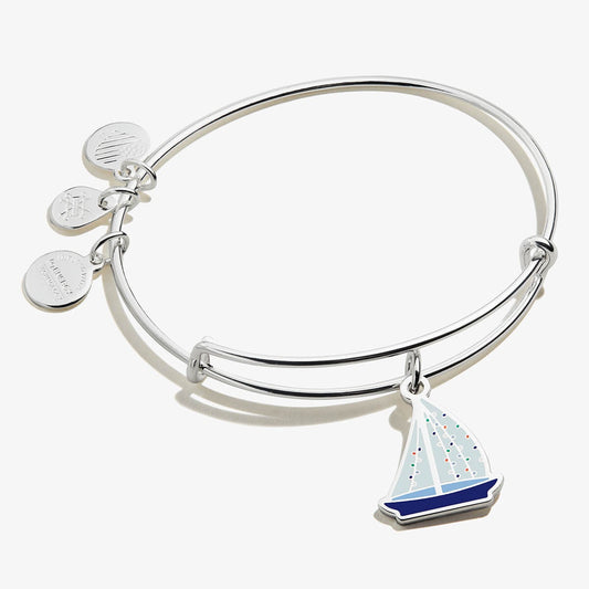 Holiday Sailboat Charm Bangle