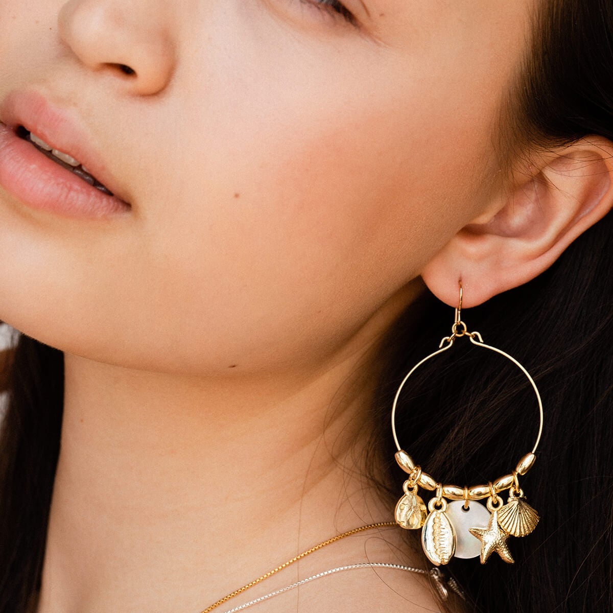 Beachcomber Hoop Earrings