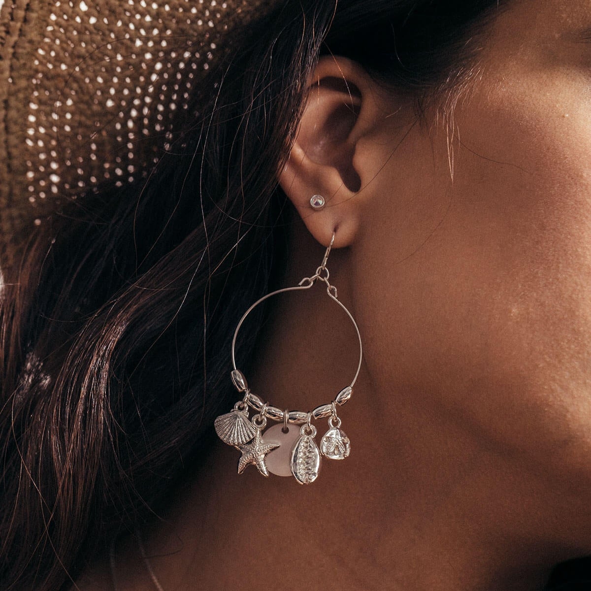 Beachcomber Hoop Earrings