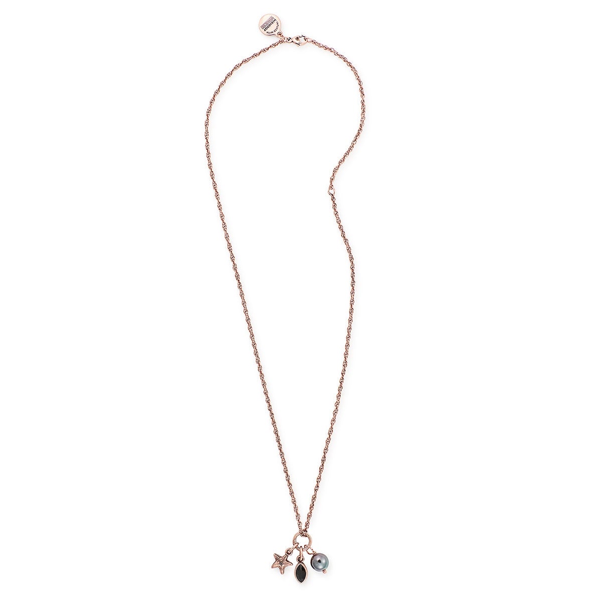 Starfish Trio Charm Necklace