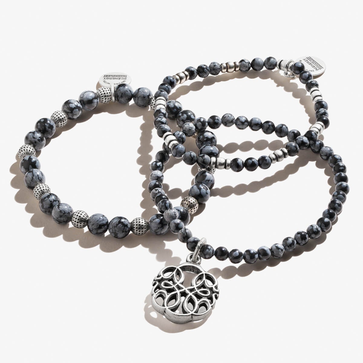 Path of Life® Charm Beaded Stretch Bracelets, Set of 3