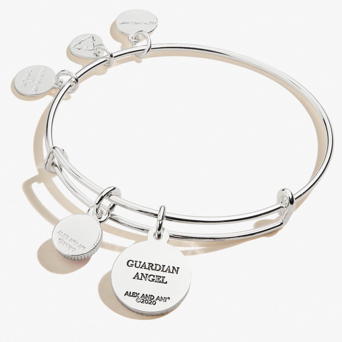 Guardian Angel Duo Charm Bangle