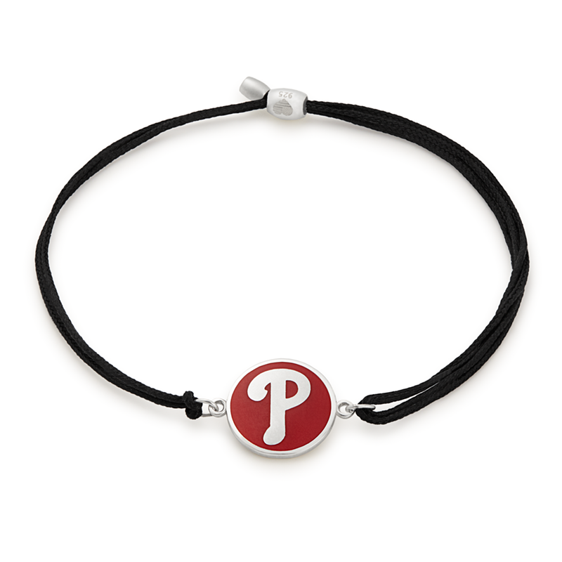 Philadelphia Phillies MLB Charm Pull Cord Bracelet
