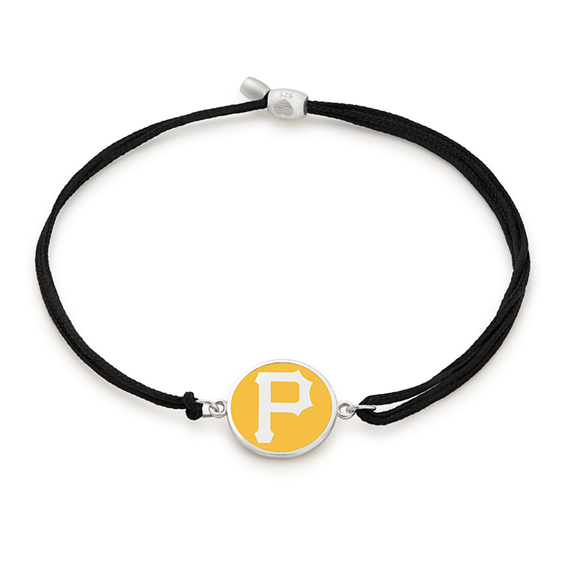Pittsburgh Pirates MLB Charm Pull Cord Bracelet