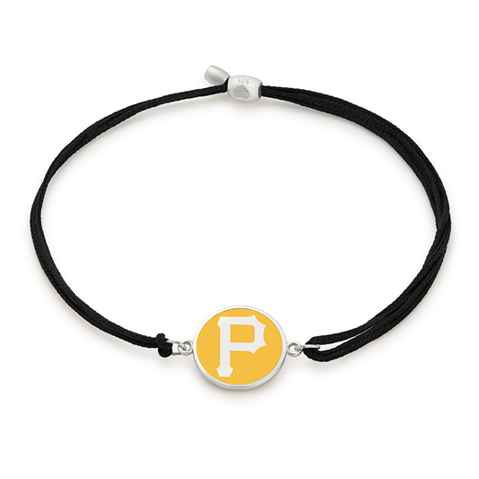 Pittsburgh Pirates MLB Charm Pull Cord Bracelet