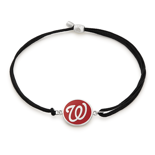 Washington Nationals MLB Charm Pull Cord Bracelet