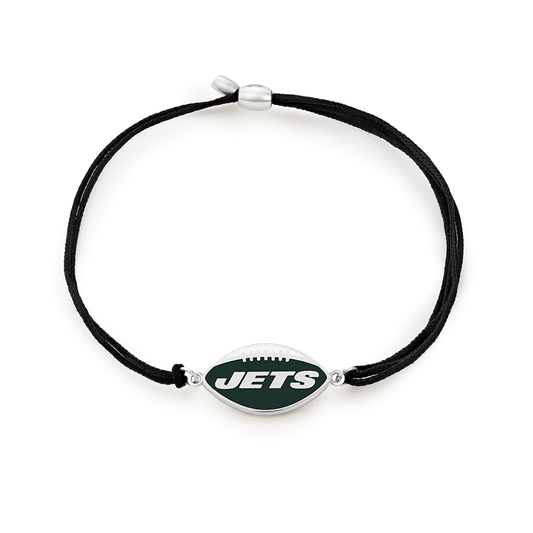 New York Jets NFL Charm Pull Cord Bracelet
