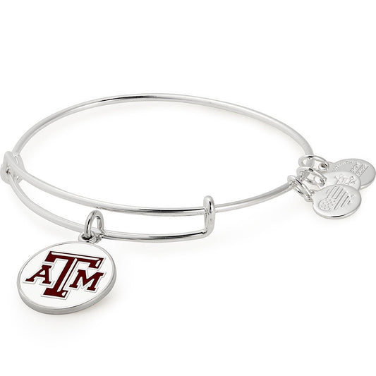Texas A&M University Logo Charm Bangle