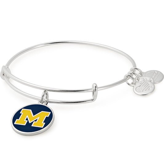 University of Michigan Logo Charm Bangle