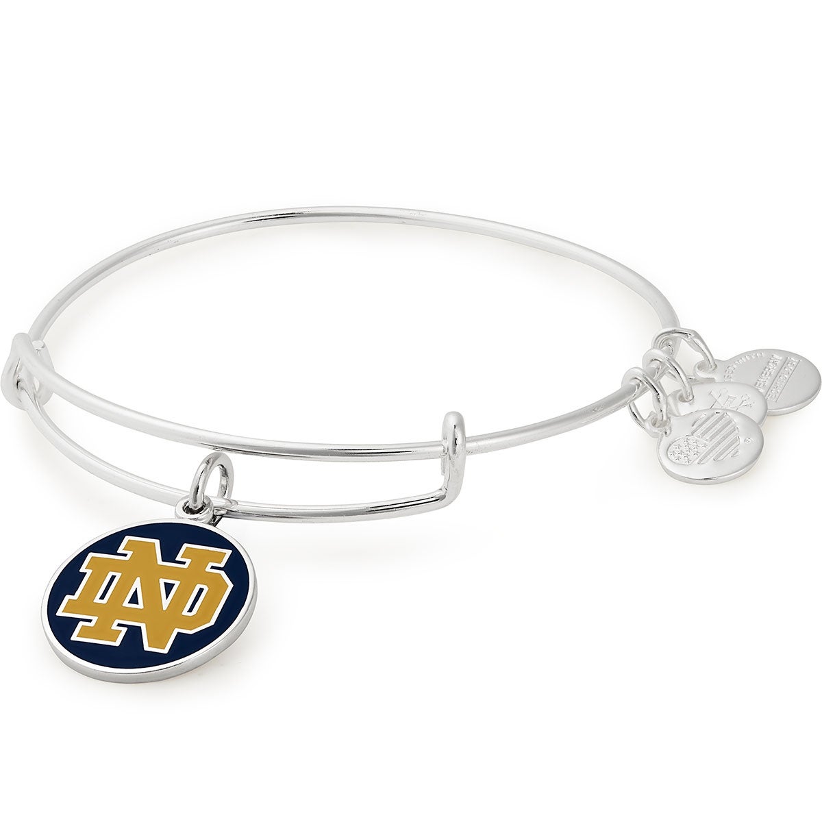 University of Notre Dame Logo Charm Bangle