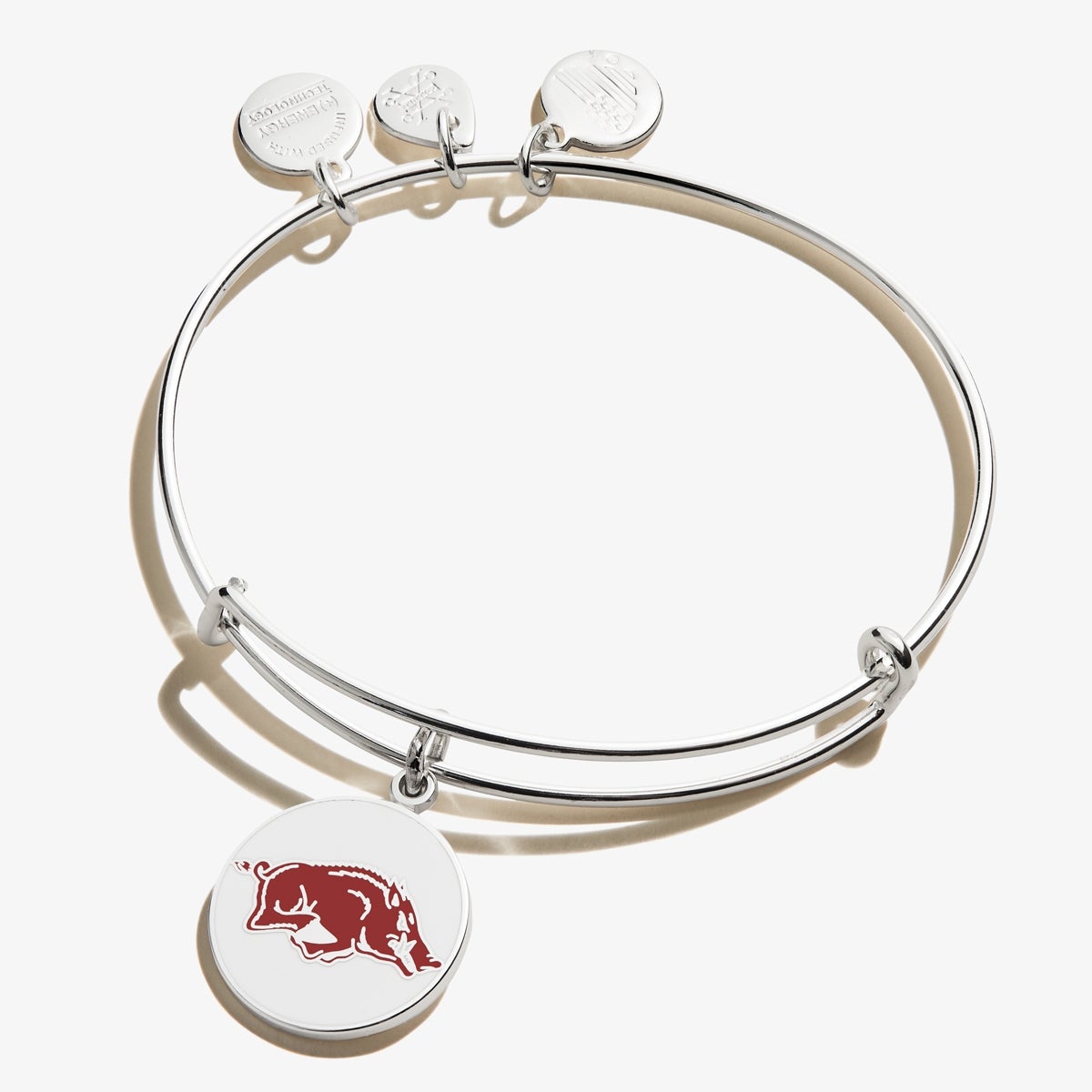 University of Arkansas Logo Charm Bangle