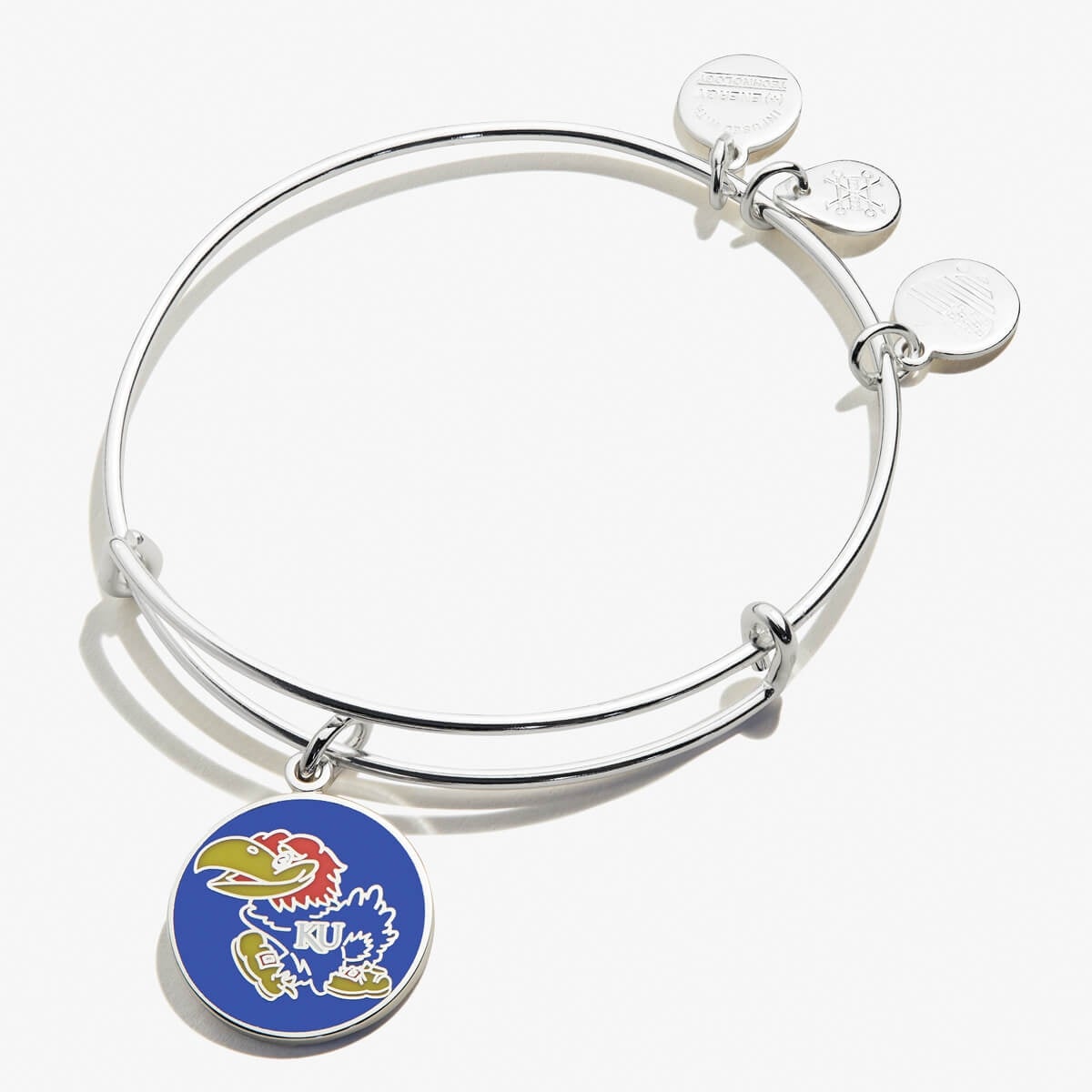 University of Kansas Logo Charm Bangle