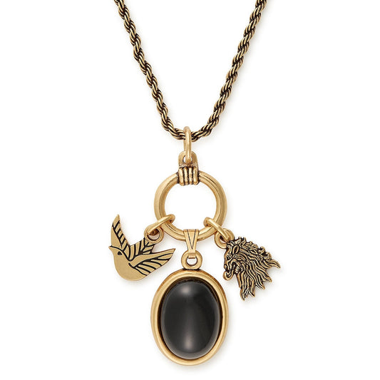 Game of Thronesâ„?House Lannister Trio Charm Necklace