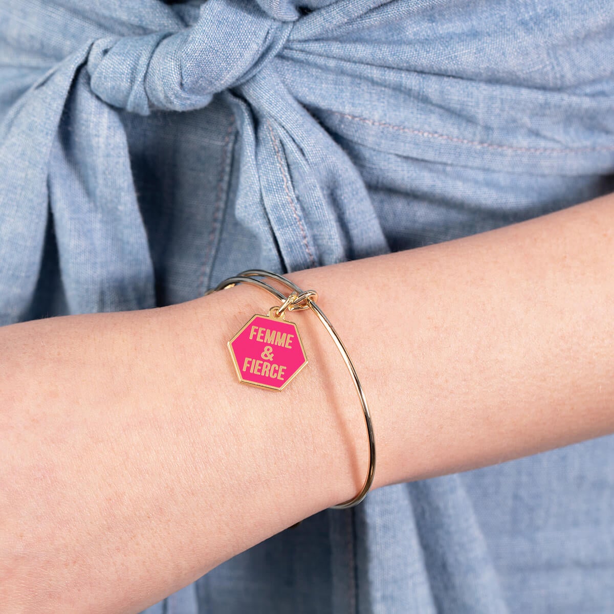 Barbie© 'Femme & Fierce' Charm Bangle