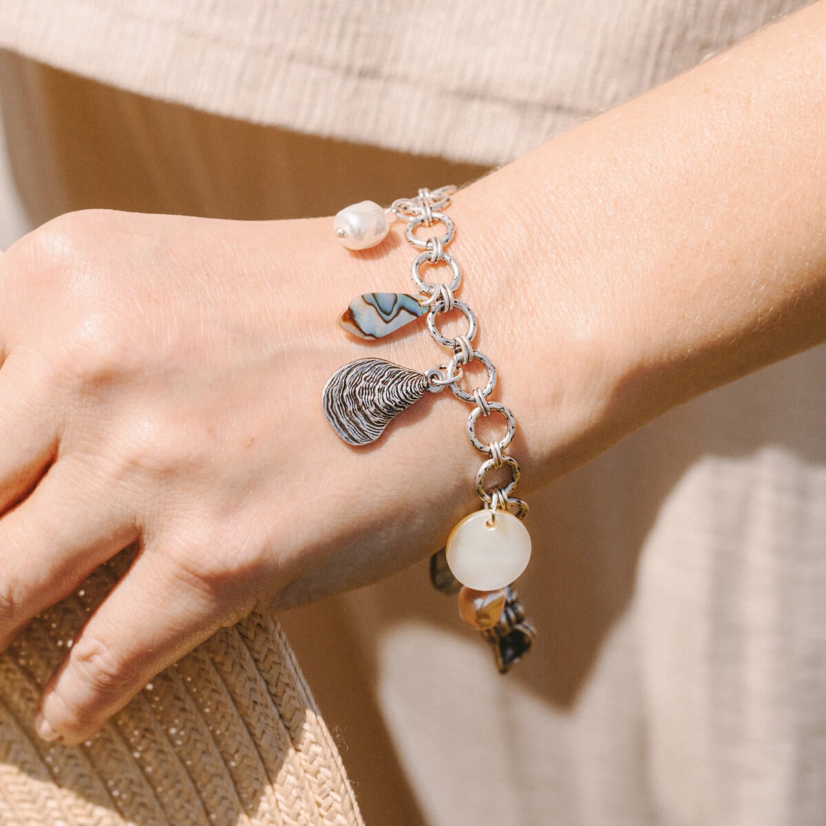 Beach Treasure Multi-Charm Bracelet