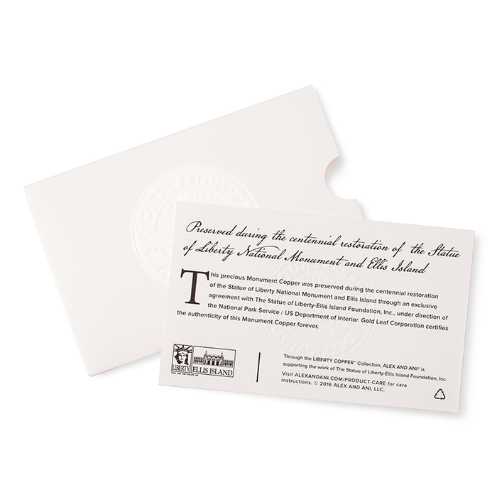 Liberty Copperâ„?Charm, 14kt Gold Center, Large