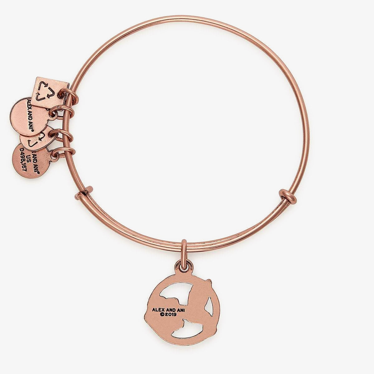 Hummingbird Charm Bangle