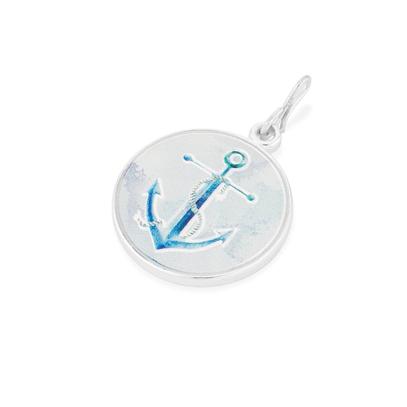 Anchor Art Necklace Charm