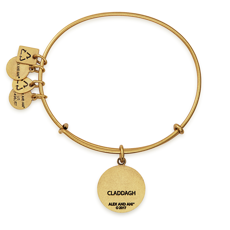 Claddagh Charm Bangle
