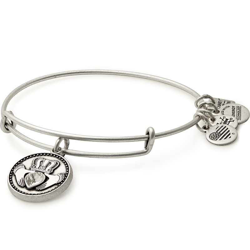 Claddagh Charm Bangle