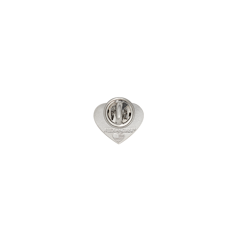 Heart Flag Pin, Color