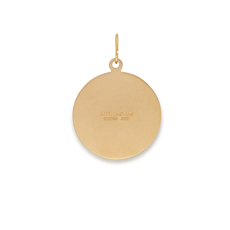 Saint Christopher Charm, White, Large