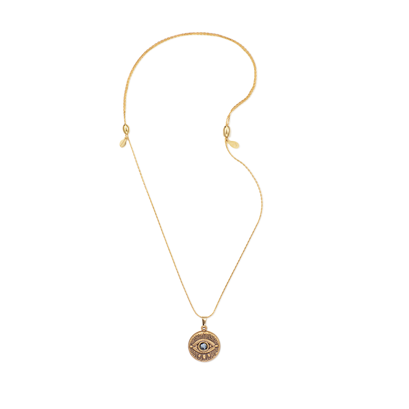 Evil Eye Necklace, Adjustable