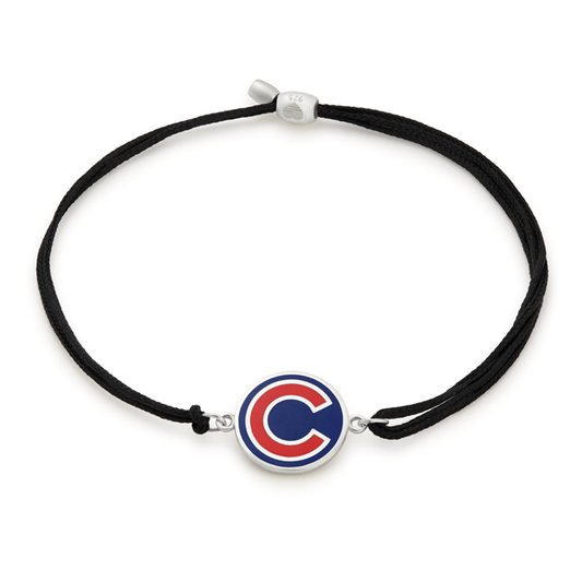 Chicago Cubs MLB Charm Pull Cord Bracelet