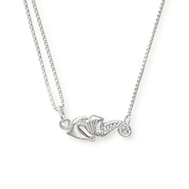 Seahorse Pull Chain Necklace