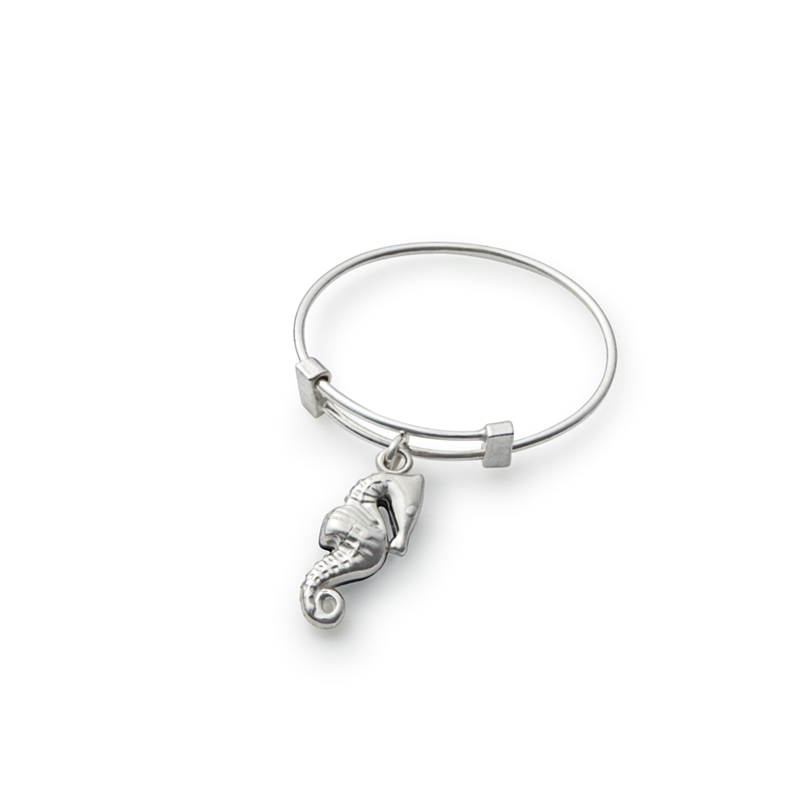 Seahorse Charm Ring