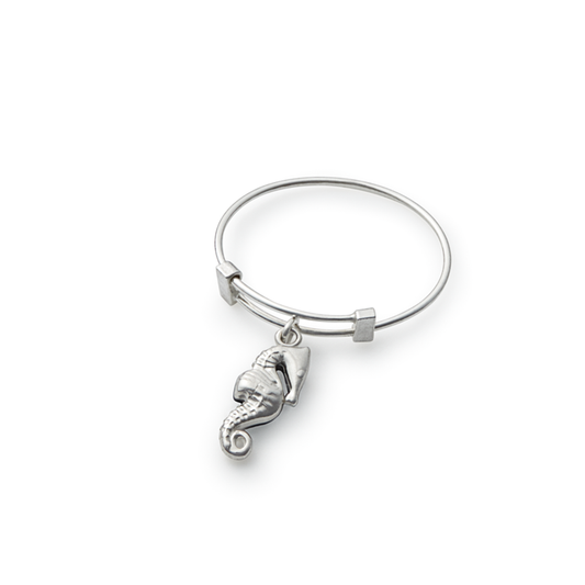 Seahorse Charm Ring