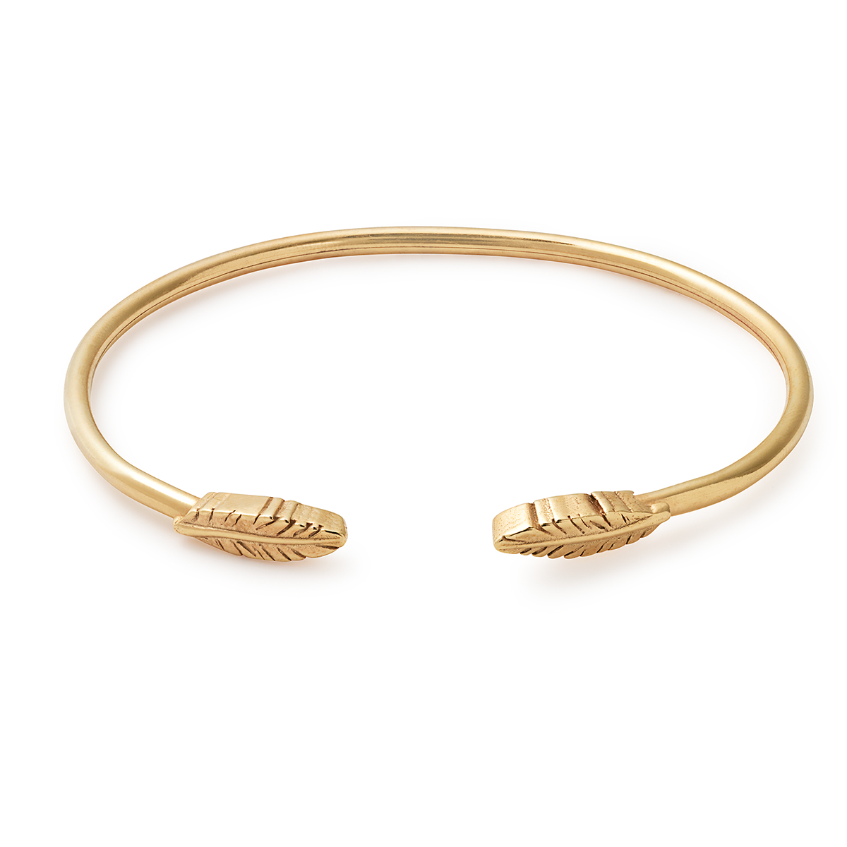 Feather Precious Cuff Bracelet