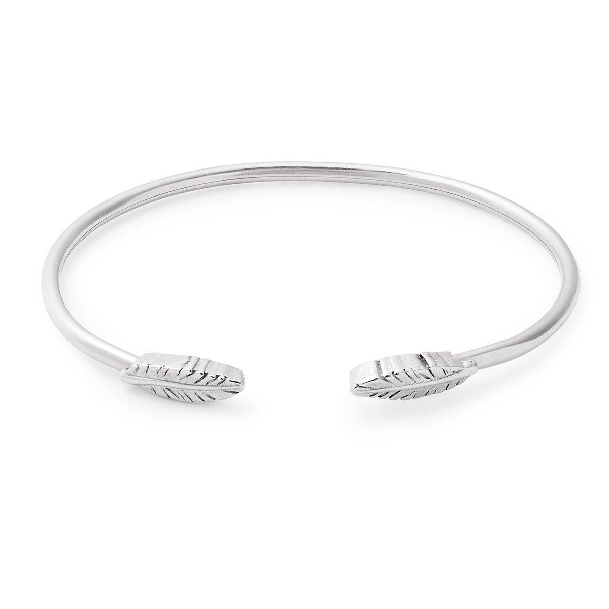 Feather Precious Cuff Bracelet