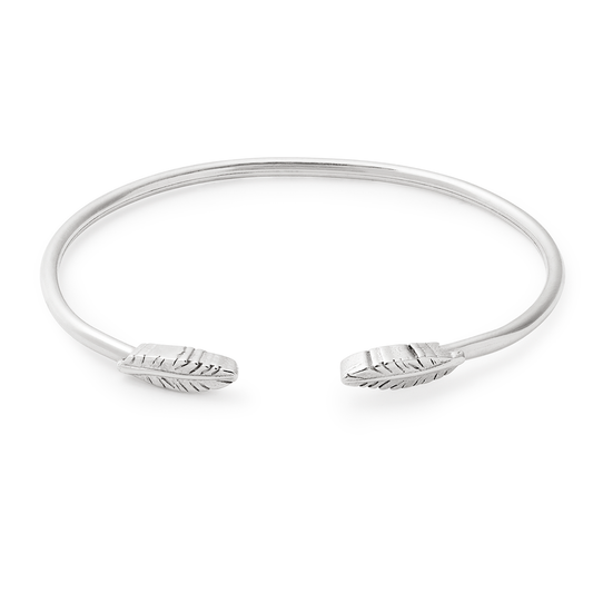 Feather Precious Cuff Bracelet
