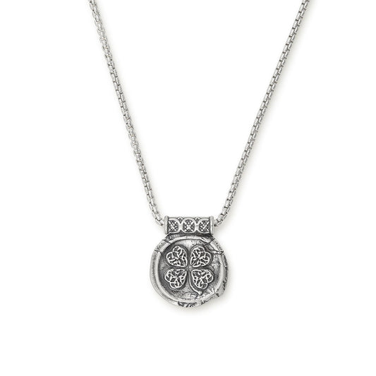 Four Leaf Clover Necklace, Men's