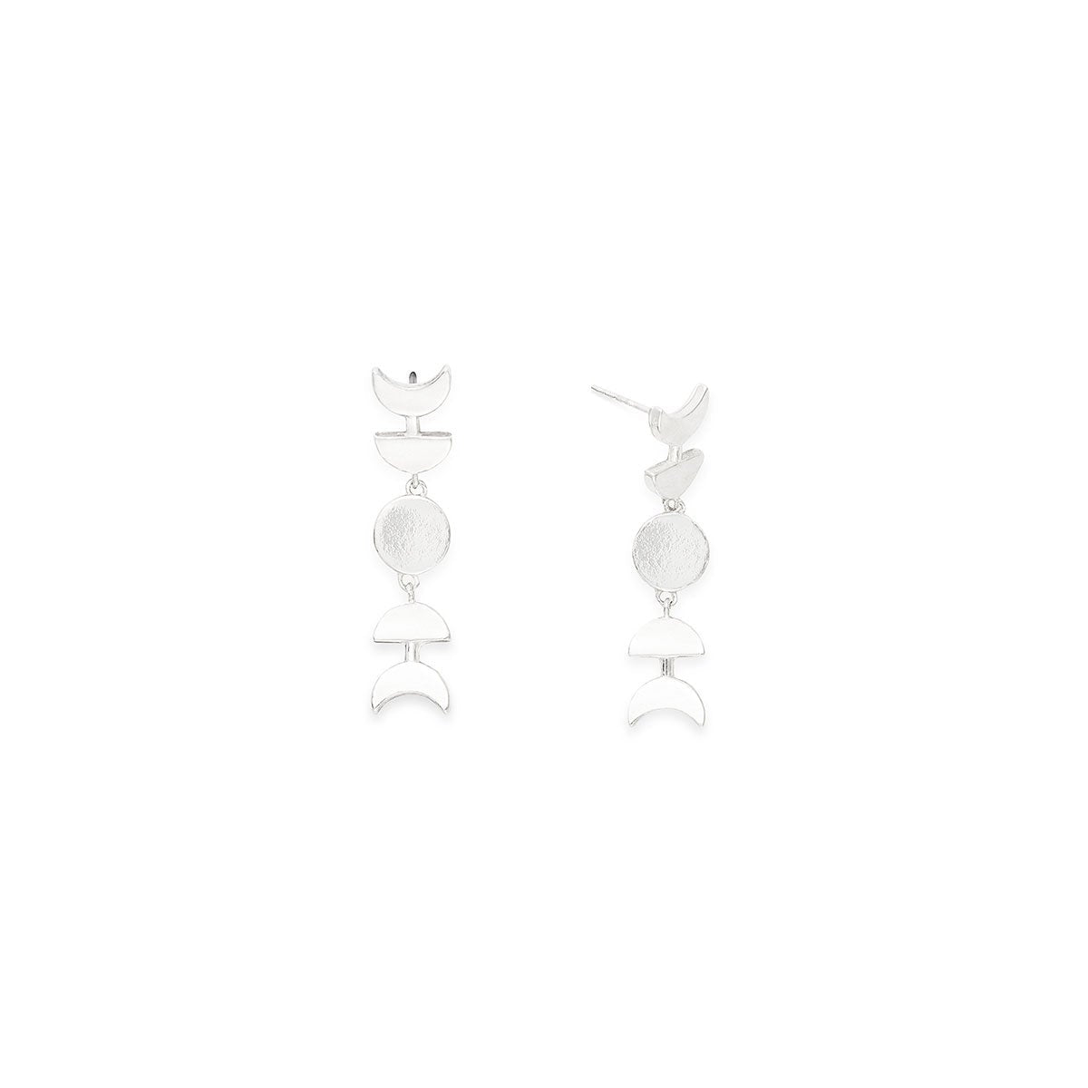 Moon Phase Drop Earrings