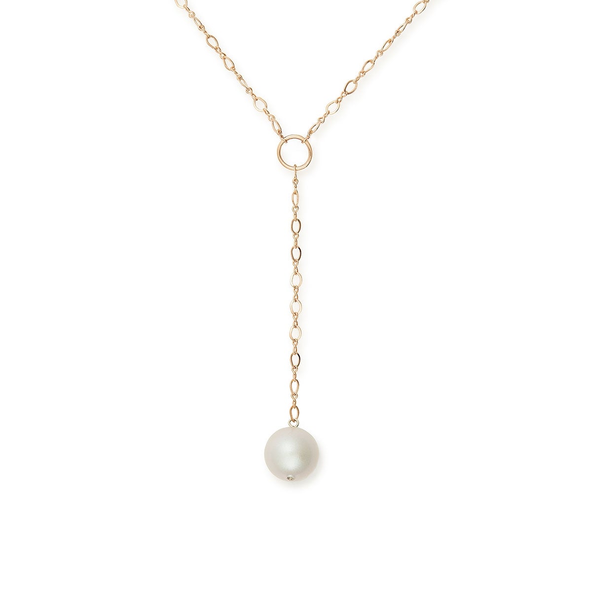 Pearl Lariat Necklace