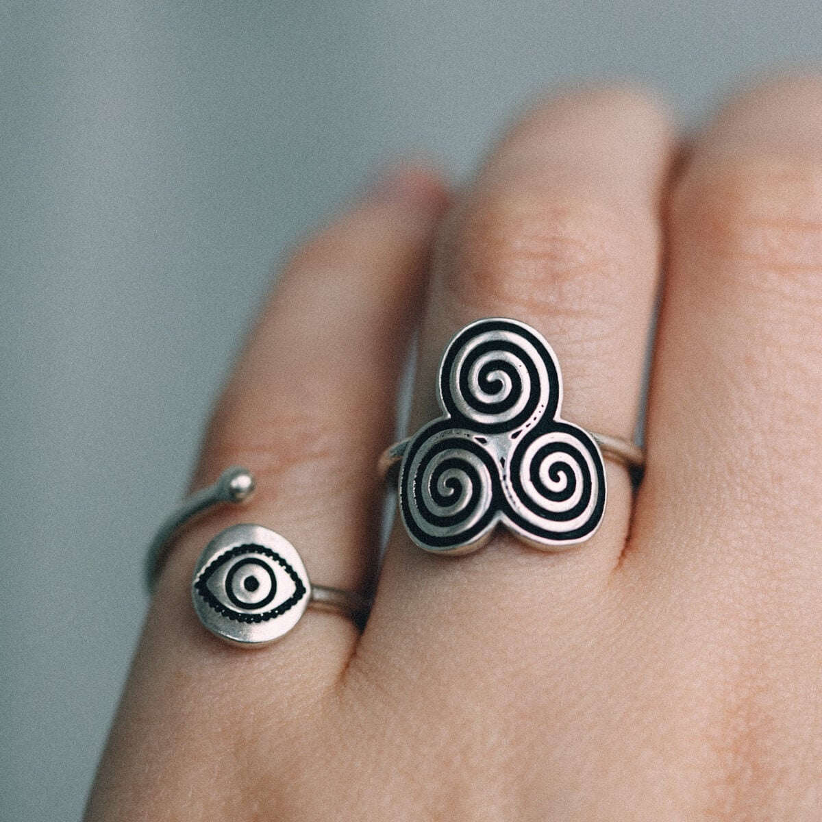 Triskelion Statement Ring