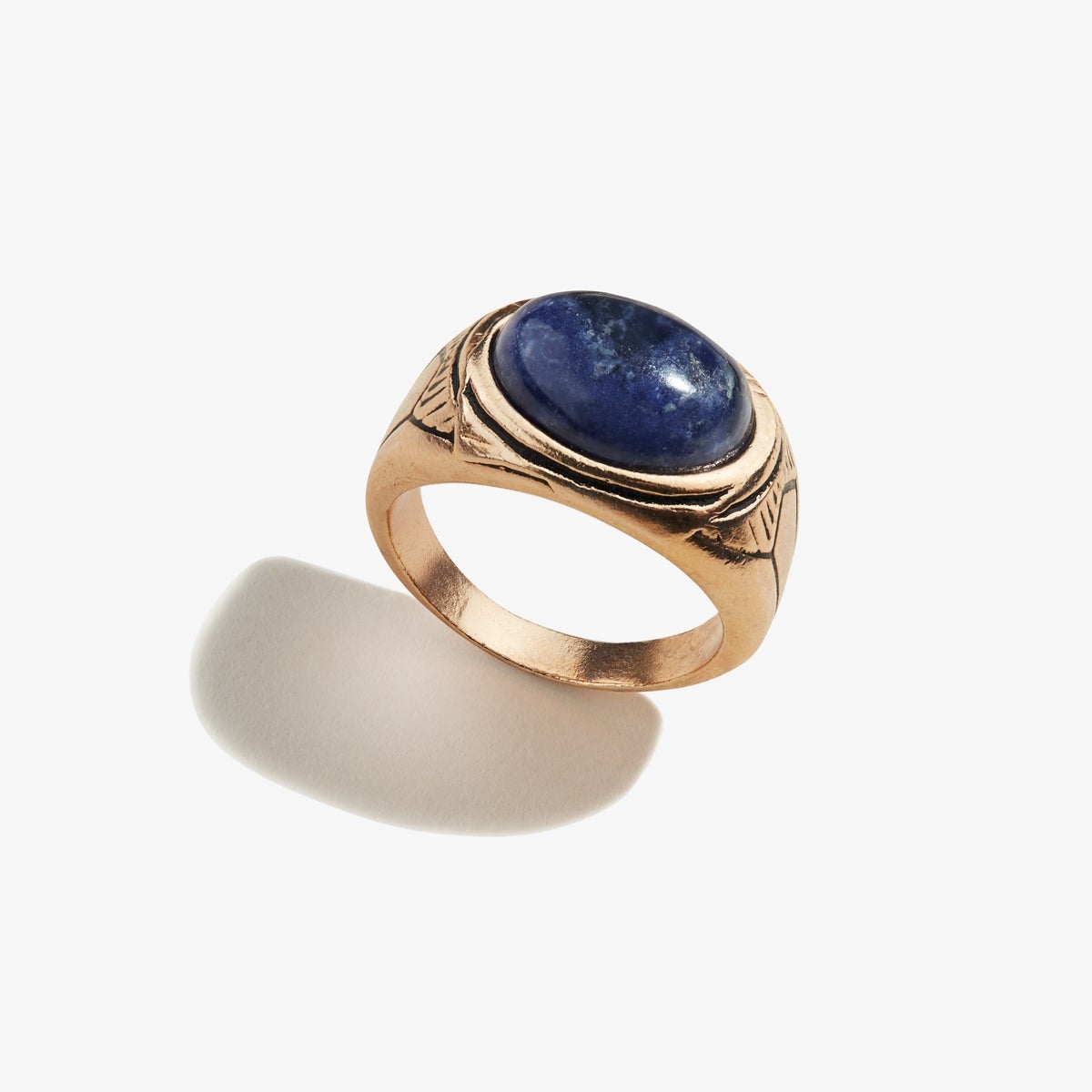 Sodalite Gemstone Signet Ring