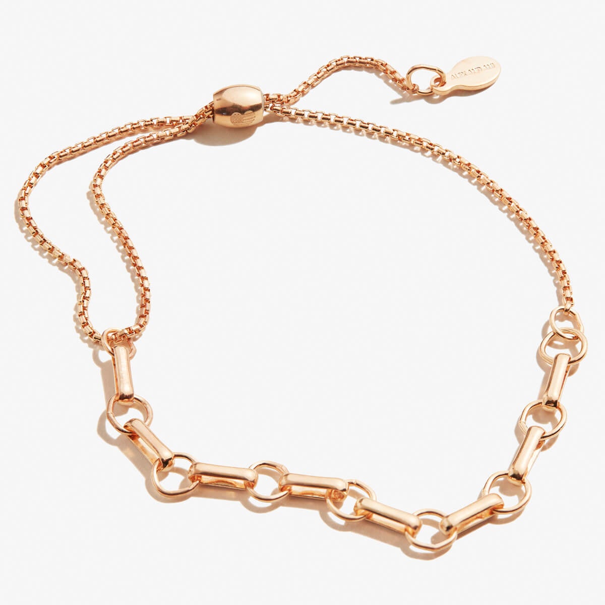 Bar + Ring Pull Chain Bracelet