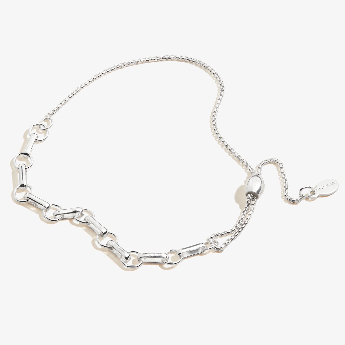 Bar + Ring Pull Chain Bracelet