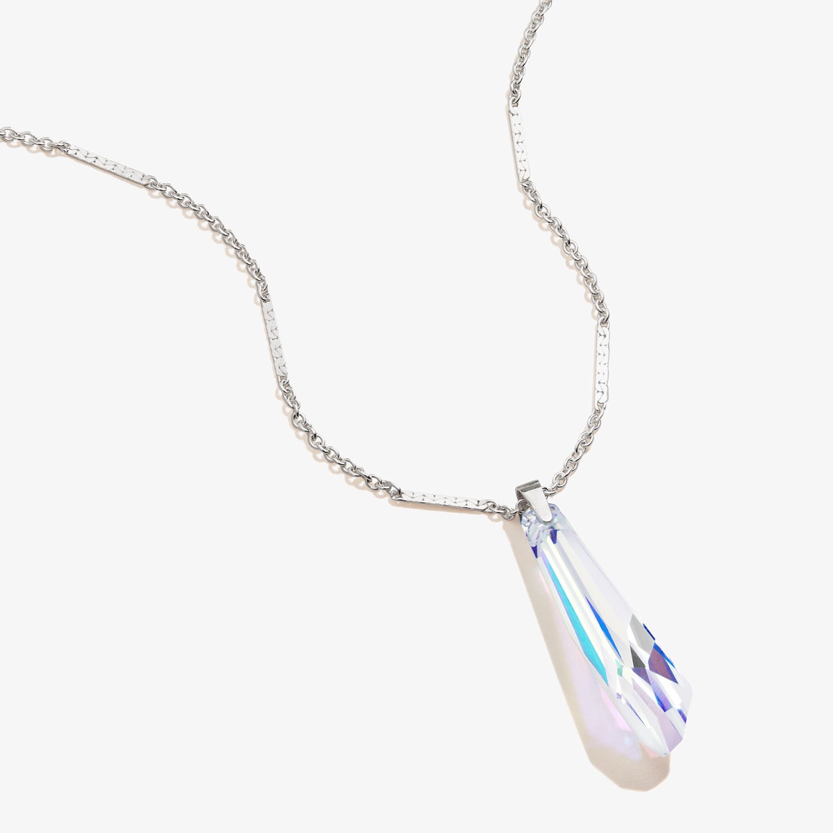 Clear Crystal Pendant Necklace