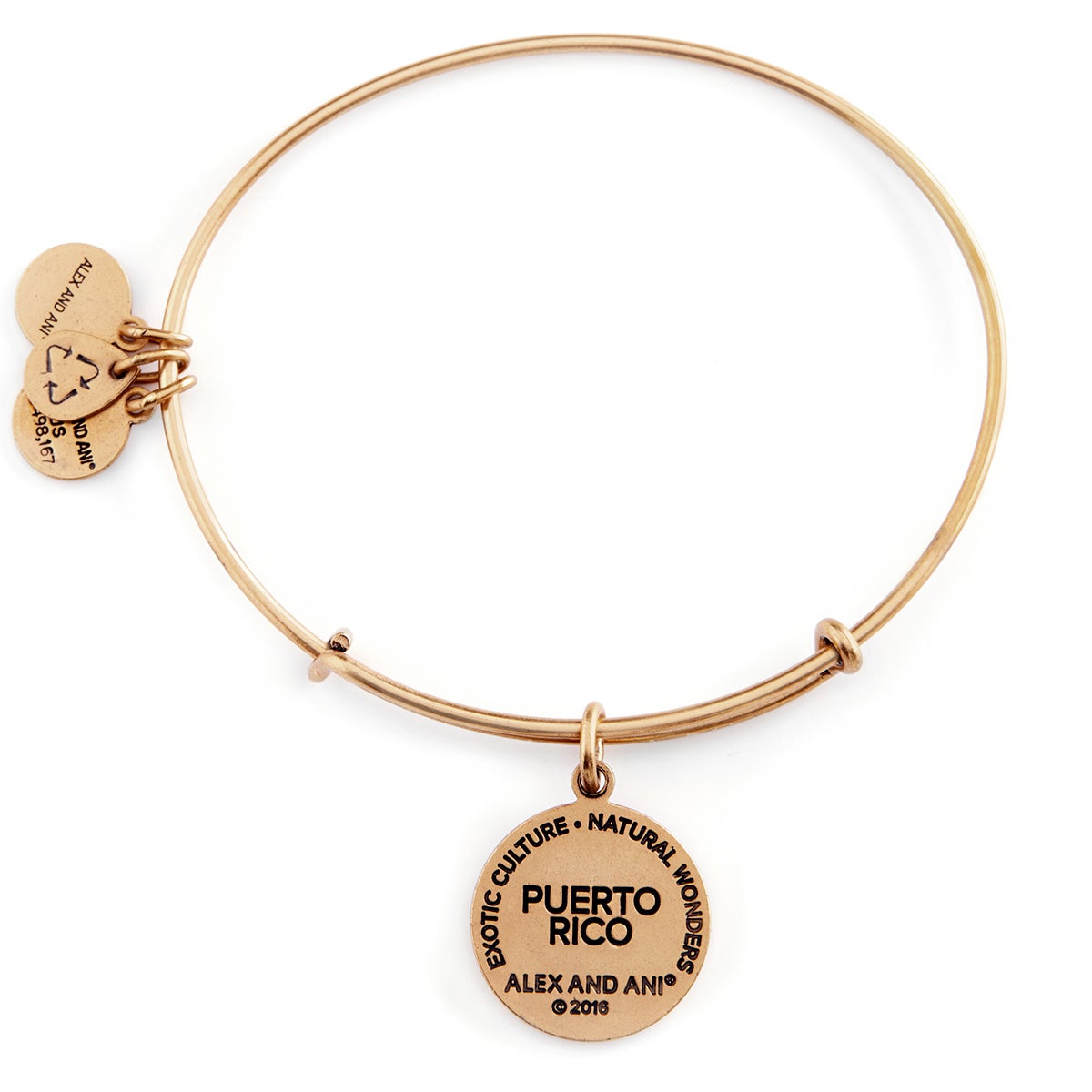 Puerto Rico Charm Bangle