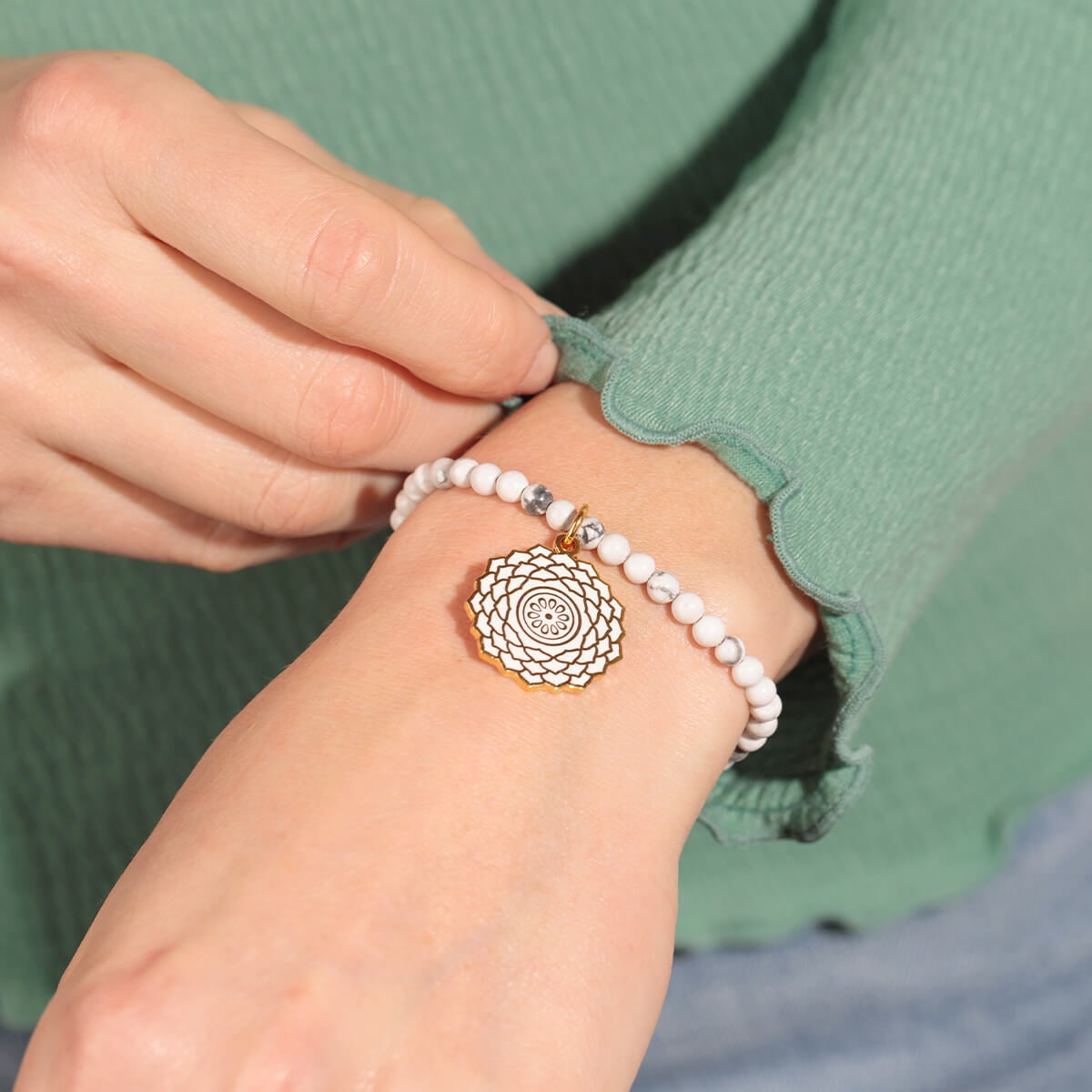 Crown Chakra Stretch Bracelet