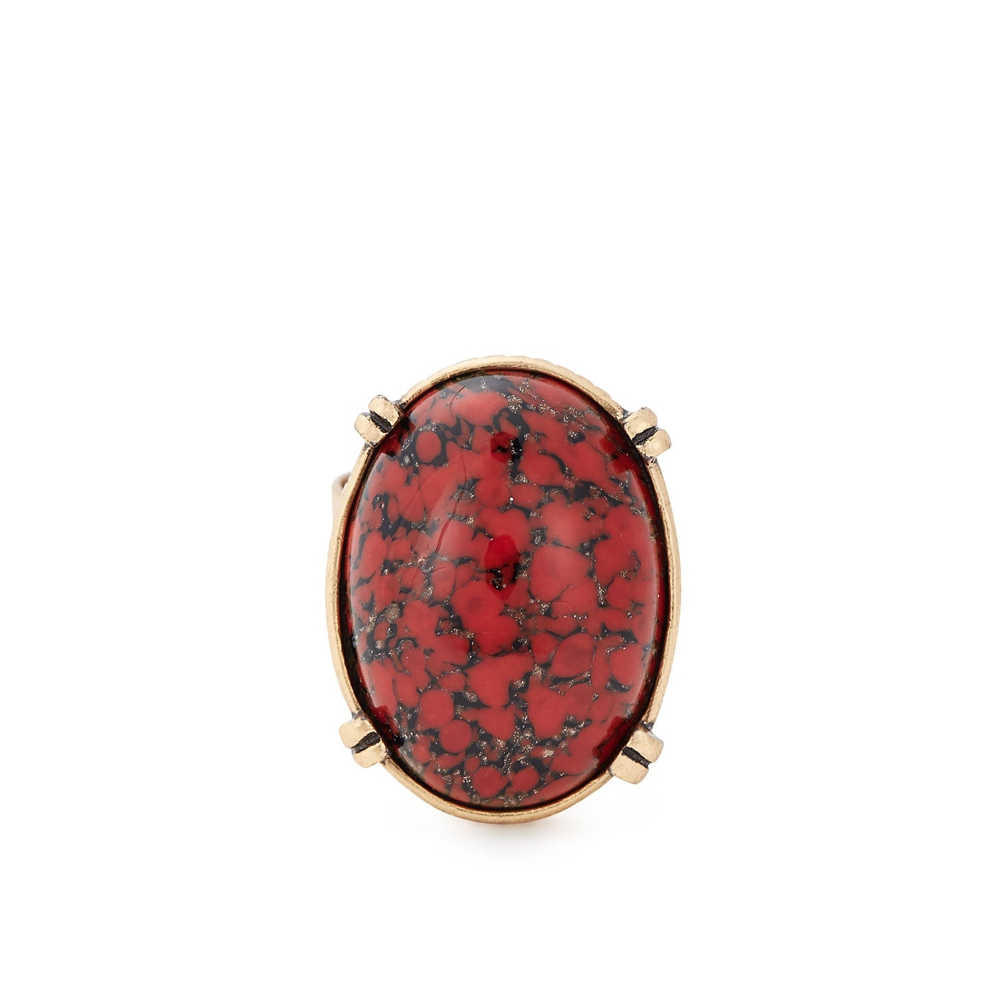 Red Matrix Cocktail Ring