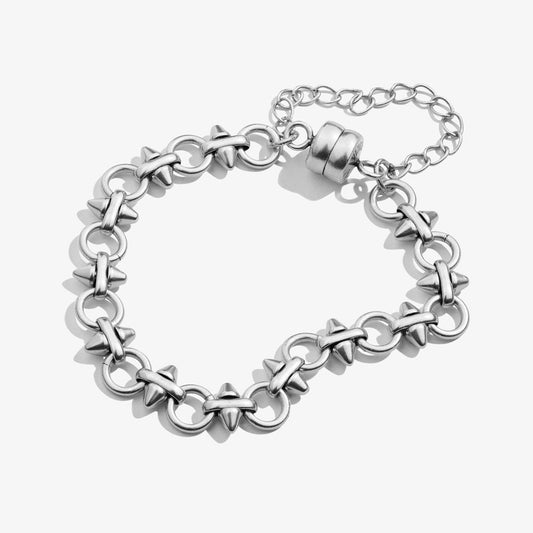 Spear + Circle Magnetic Bracelet
